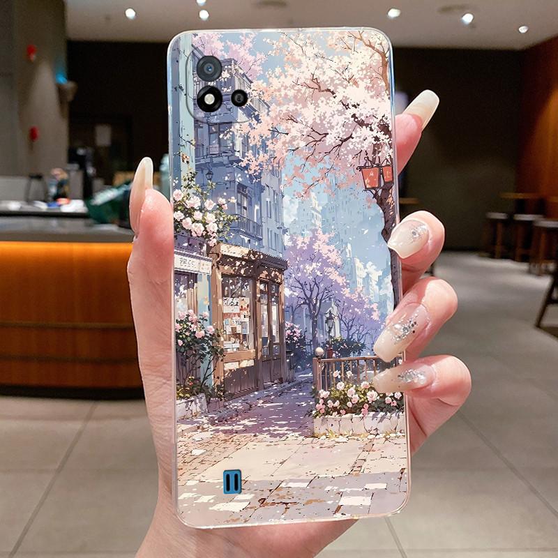 Casing For Realme C11 2021 C11 2020 Transparent Silicone Phone Case Luxury Dragon Cute Cool Boys Girls Back Cover Soft TPU Shell