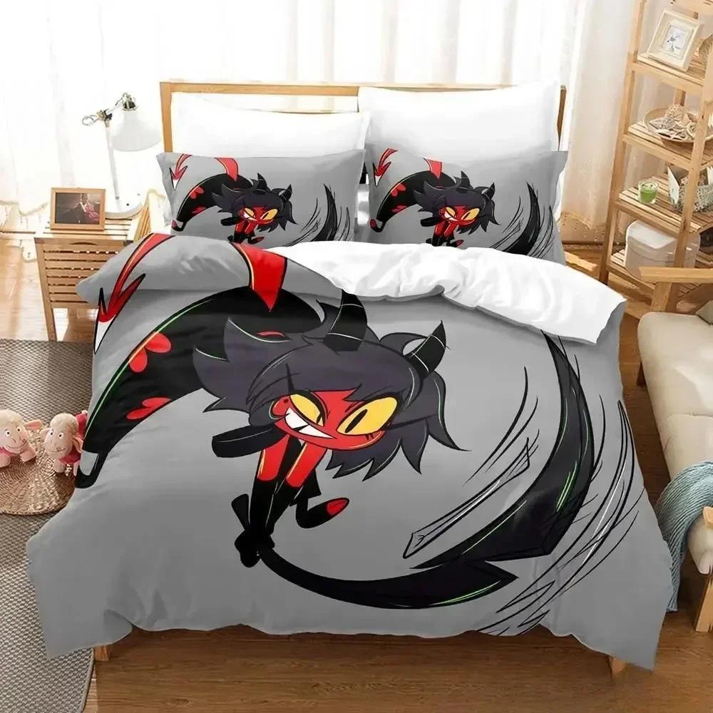 Loona Boss Bedding Set Single Twin Full Queen King Size Bed Set Adult Kid Bedroom Duvet Cover Sets 3D Anime Parure De Lit Bed