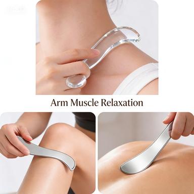 Professionelles Gua Sha Werkzeug für Lymphdrainage & Muskelregeneration, ein vielseitiges Wellness-Accessoire.