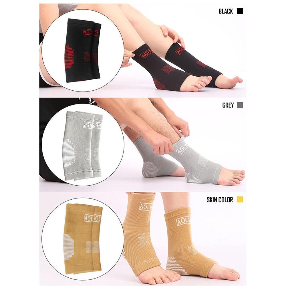 1 para Ochronny Kompresyjny Elastyczny Stabilizator Kostki Koszykówka Oddychający Sportowy Pas Stabilizujący Kostkę Orteza Ochraniacz
