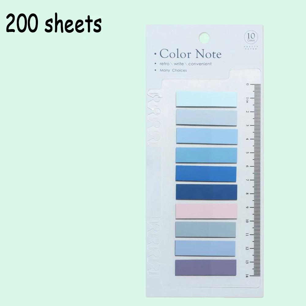 60/90/120/200 Sheets Self Adhesive Sticky Notes Memo Pad Flags Tab Loose-leaf Index Sticker Bookmark Page Sticker Sticky Notes