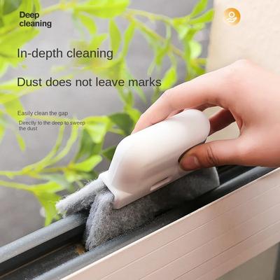 Multi Functional Window Cleaning Brush, Two In One Detachable Window Slot Brush, Glass Window Slot Dead Corner Brush Cleaning
