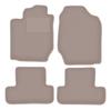 Dywaniki welurowe w kolorze beżowym: Minivan Toyota Corolla Verso I (2001-2004)