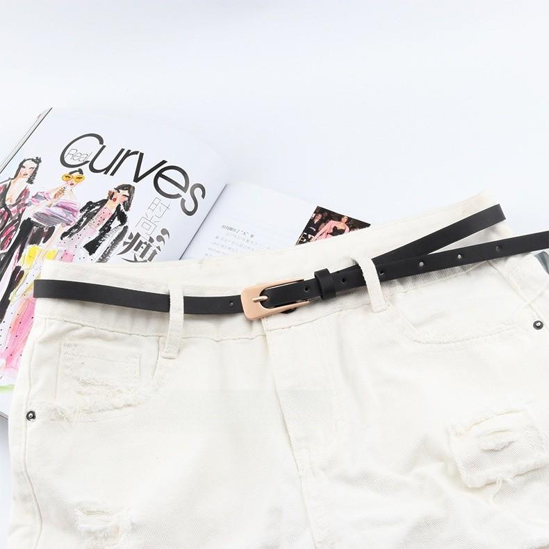 Round And Plate Square Plate Gold Needle Buckle Belt Jeans Dress Decoration