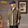 JEEP Men's Retro Loose Fit Denim Workwear Jacket