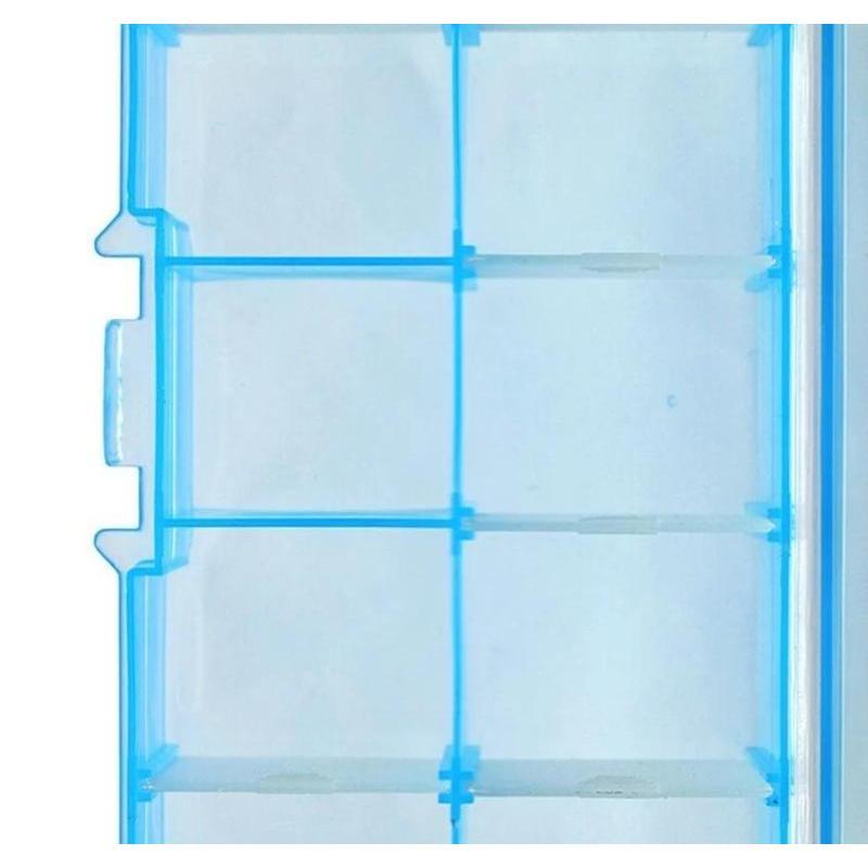 10Grid Can Split Transparent PP Plastic Storage Box Jewelry Small Components Hardware Tools Storage Organizer Closet Organizer