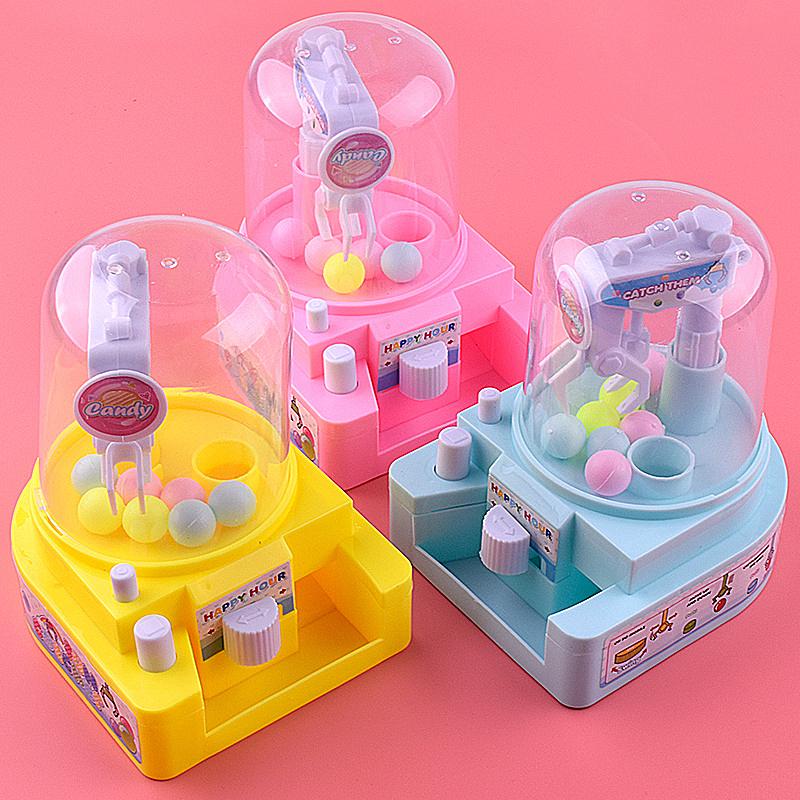 Mini Children Ball Catching Machine Tabletop Game Doll Machine Toy