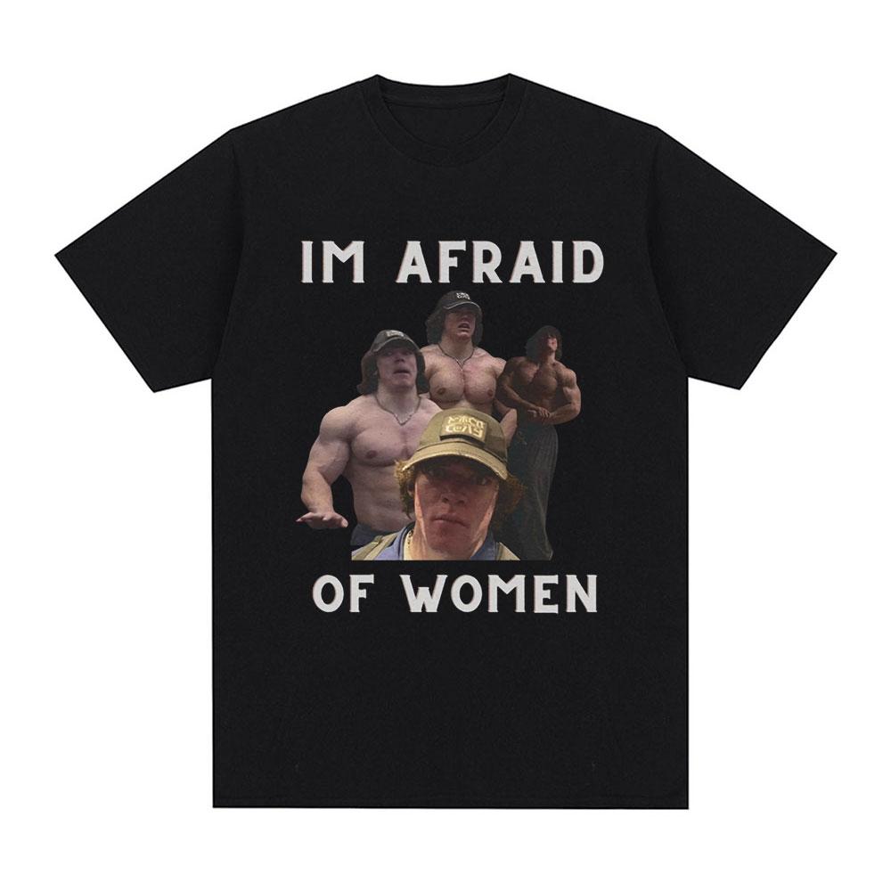 

Im Afraid of Women Sam Sulek T Shirt Gym Fitness Lovers Gift T-shirts Men Women Clothing 100% Cotton Casual Oversized Tee Shirt 5XL різнокольоровий