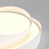 LED Flush Mount Ceiling Light 3000K To 6500K Dimmable Modern 2 Rings Round Ceiling Light Fixture with Remote for Bedroom Kitchen