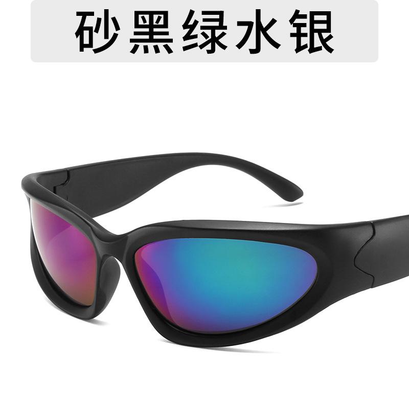 New  Large Frame Oval Form Sunglasses Women Brand Designer Fashion Sun Glasses Men Outdoor Hip-Hop Eyewear Uv400
