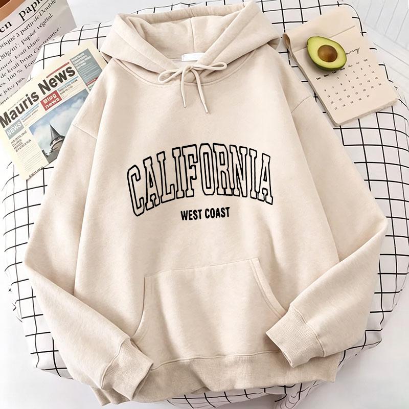 Streetwear Los Angeles Kalifornien Buchstabendruck Hoodies Frühling Lässige Hoodies Sweatshirts Herren Damen Hoodie Sweatshirt