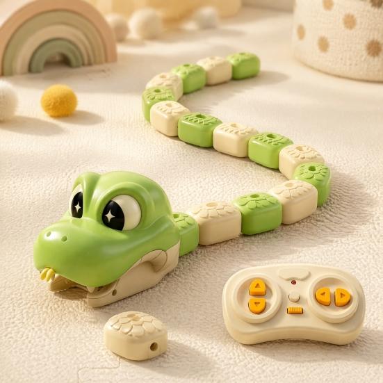 Toddlers Snake Toy 1/2 Sets Remote Control Magnetic Toy, 2 Players Competitive Eating Itself Indoor Parent-Child Interactive for Boys Girls Two Player