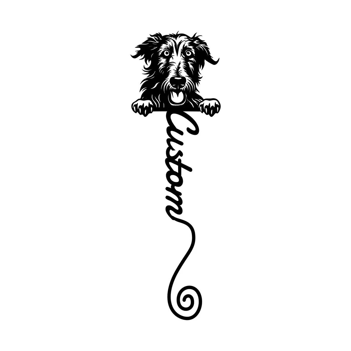 

Metal Wall Art Deerhound Dog Book Lover Gift Home Decor Joom