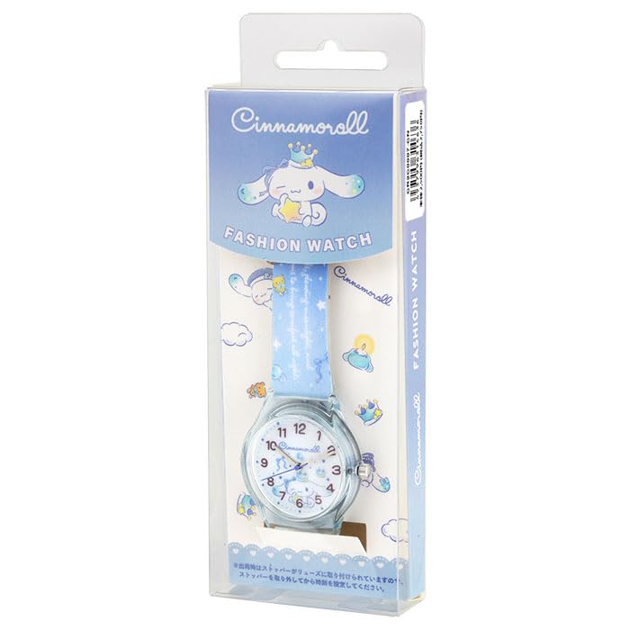 Sanrio Sanrio Cinnamoroll Plastic Case Watch Blue J-AXIS CR2C0007-CN Women's