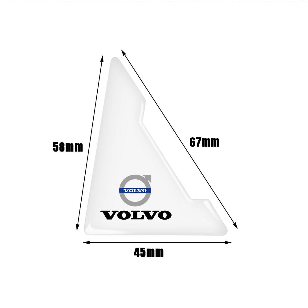 2/4KS Průhledné chrániče rohů dveří auta Ochranné lišty Hrana Proti kolizi Poškrábání Pro Volvo Rdesign AWD C30 C70 S40 S60 S70