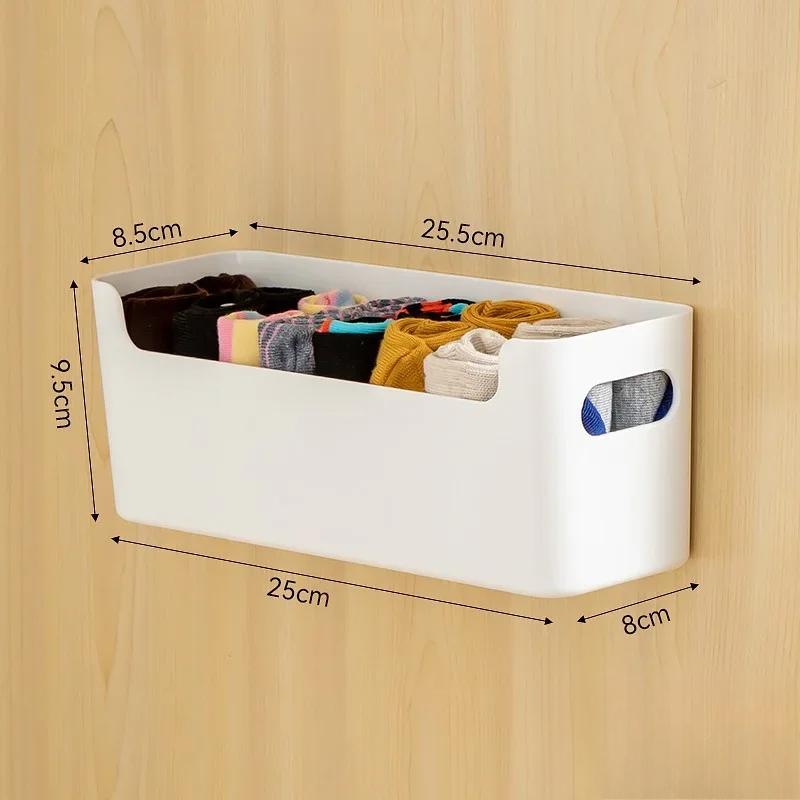Wall-Mounted Drawer Organizer for Underwear & Socks – Space-Saving Storage Solution for Dorms, Closets & Small Spaces