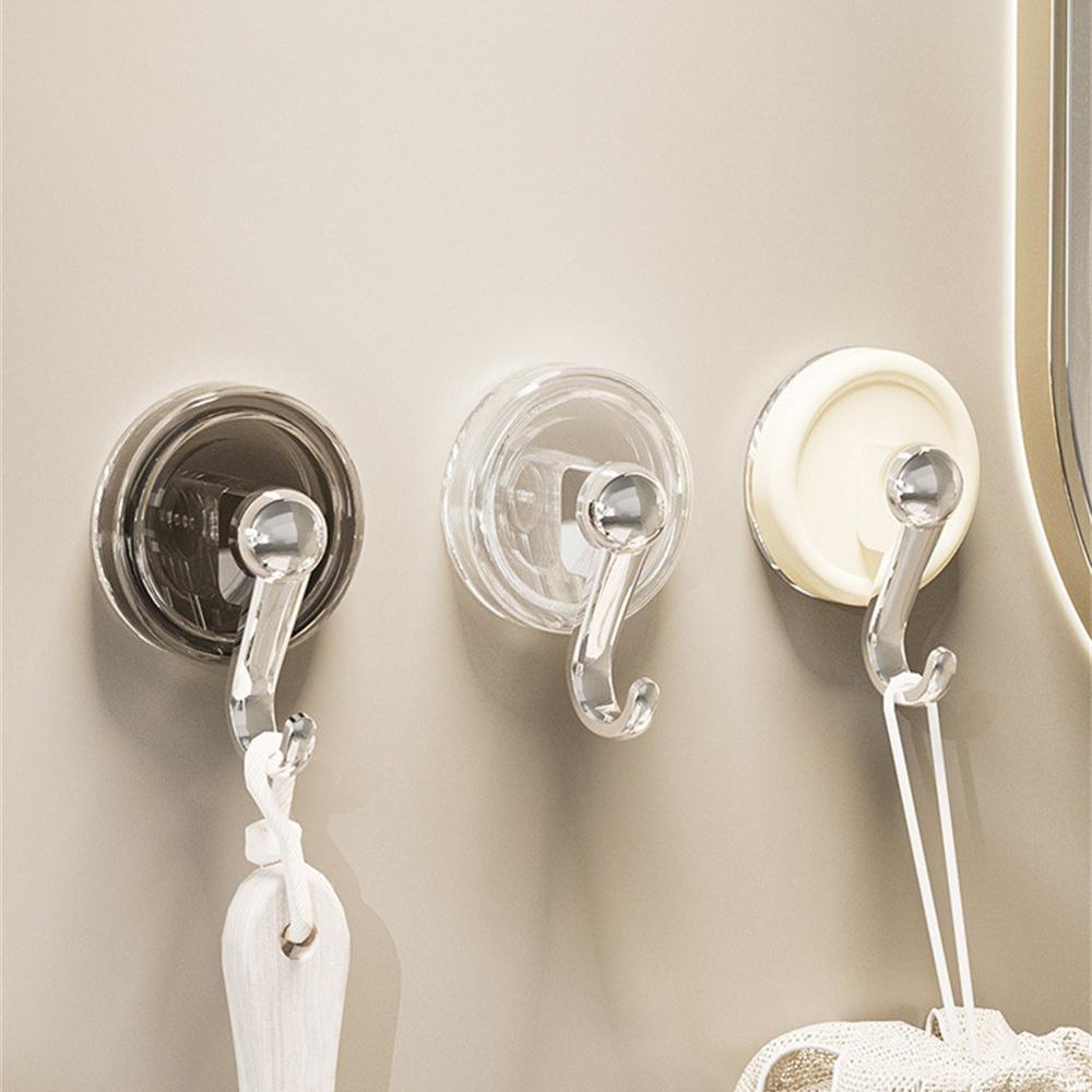 1/2PCS Suction Cup Hook Easy Installation No Damage To Walls Stylish And Modern Sleek And Stylish Space-saving Design