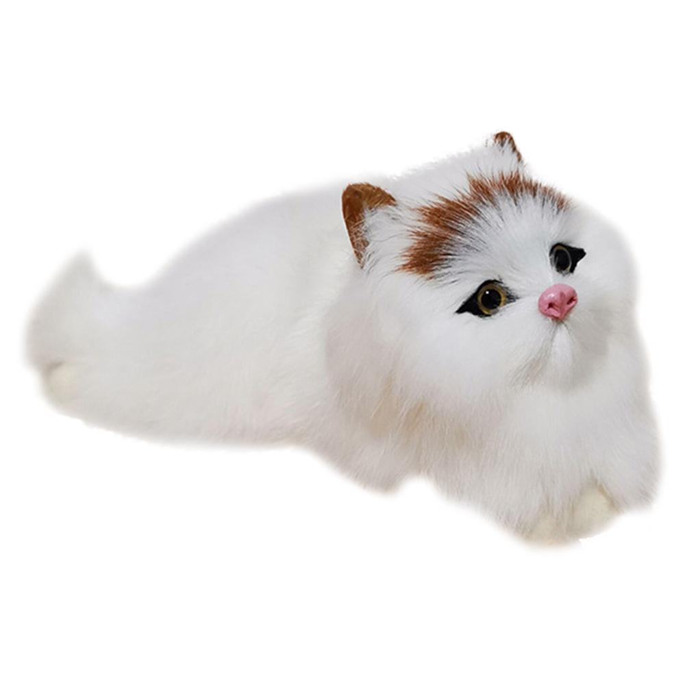 Simulated Cute Cat Ornaments Model Photography Props Artificial Kitty Decoration