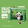 LEGO-Compatible National Treasure Giant Panda Huahua Meng Lan Swing Building Blocks