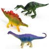 12ks/sada Aktualizované Simulované Pevné Modely Dinosaurů Hračky Realistický Brachiosaurus Tyrannosaurus Rex Hračky Pro Děti Vánoční Dárek