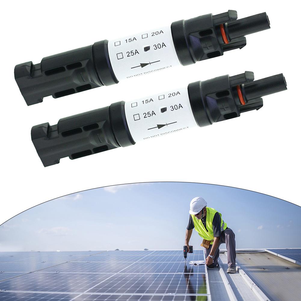 Heavy Duty Photovoltaic Diode Connector 30A with Antireverse Flow Technology Perfect for Outdoor Solar Installations