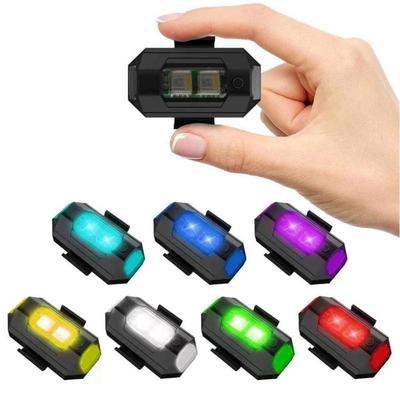 Lumini de motocicletă dronă lumină stroboscopică USB LED anti-coliziune biciclete aeronave zbor nocturn intermitent semnal de avertizare lumină accesoriu auto