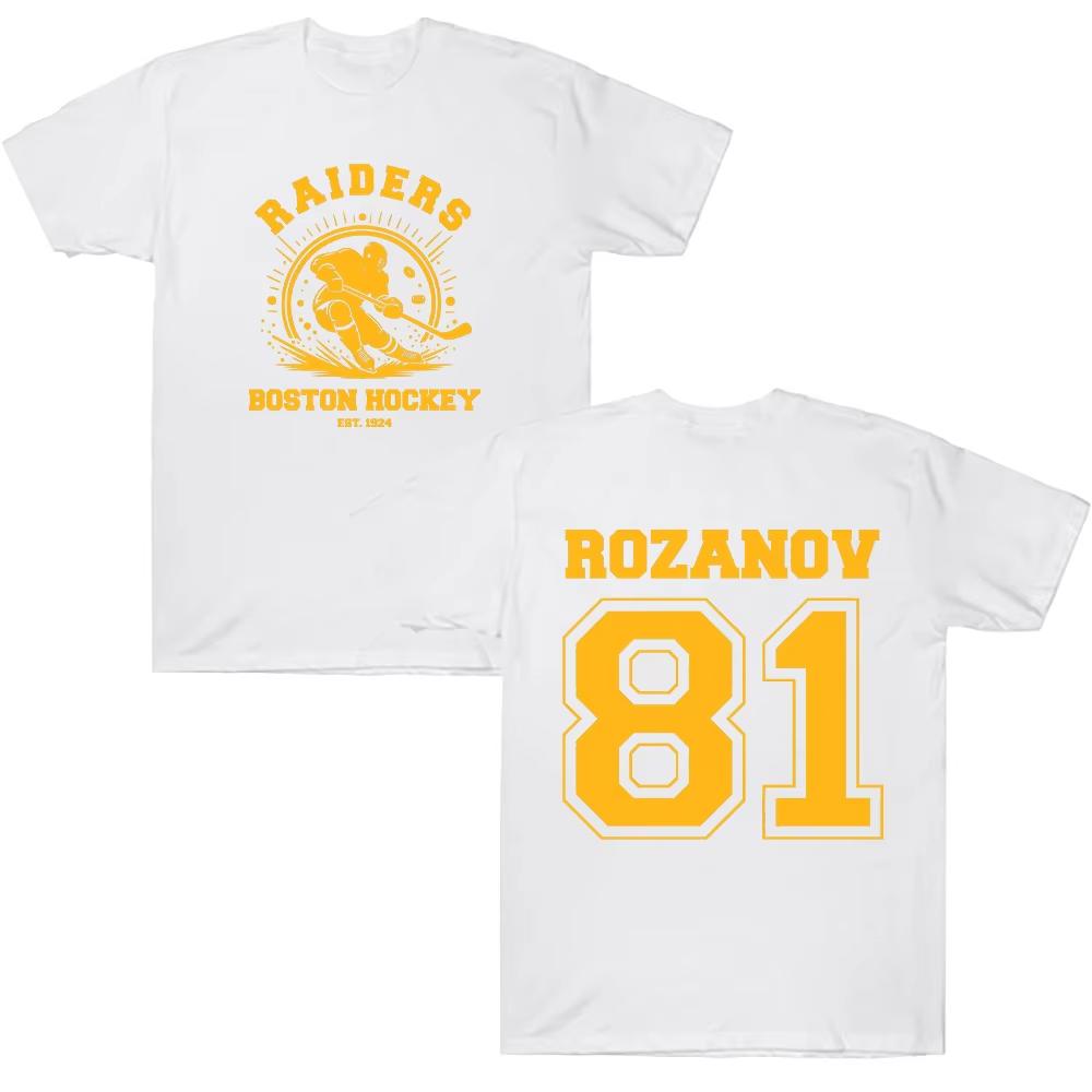 

Boston Hockey Ilya Rozanov 81 Tshirt Queer Hockey Fan Clothing Ilya Rozanov Heated Rivalry Tee 2026 Women Men Fashion Cotton Top 4XL