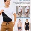 Heren Corrigerend Bodysuit Taille Cincher Strakke Compressie Afslankend Vest Basislaag