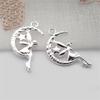 10Pcs Pendants Moon Stars Jewelry Making DIY Bracelet Necklace Charms Accessories