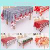 Charming Christmas Decor Tablecloth With Unique Prints For Elegant Holiday Dining