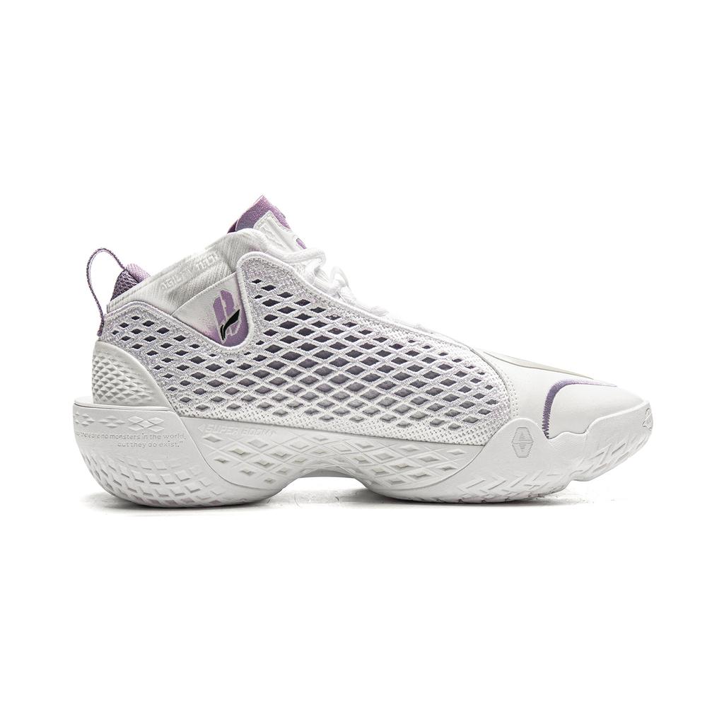 Li Ning BadFive 5 Slip Resistant, Abrasion Resistant, Breathable, Rebound Grip Mid Top Basketball Shoes Men's ABFV025-12
