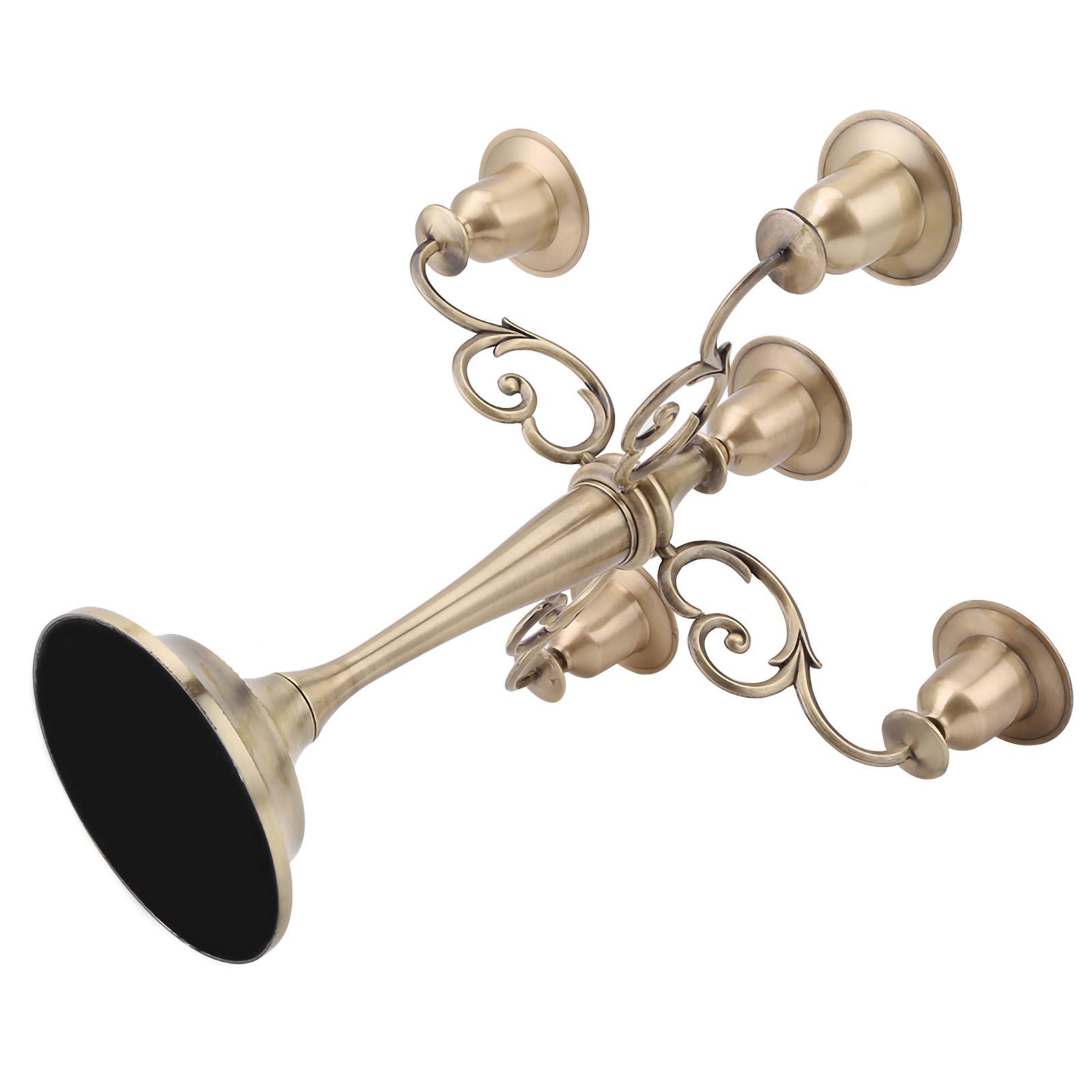 

Подсвечник из сплава с 5 ручками, европейский стиль, свадебный подсвечник, домашний декор, бронза