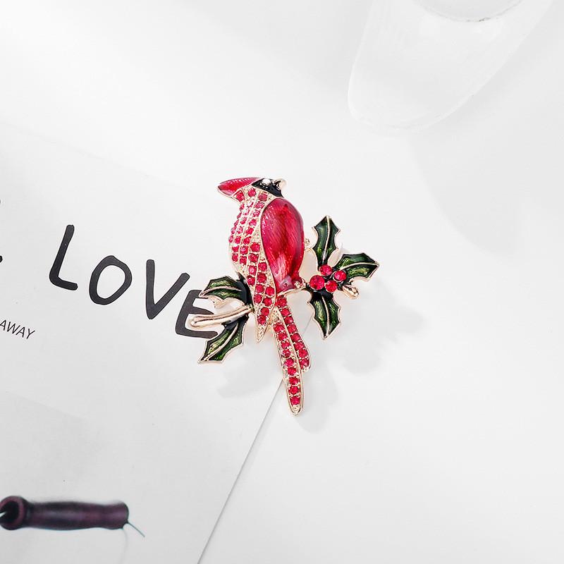 Animal Alloy Brooch With Embedded Crystals For Women And Men Spring
