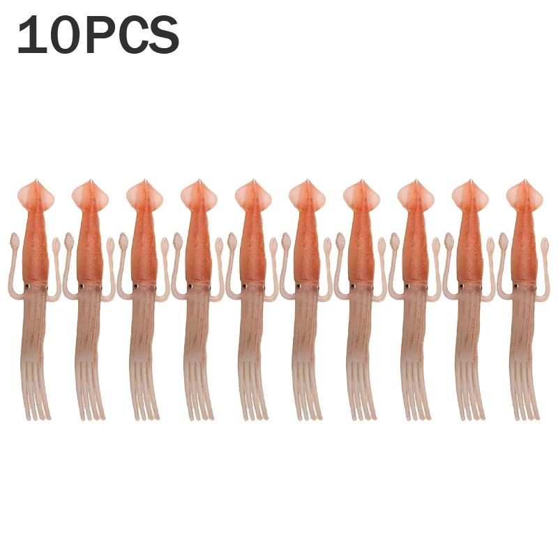 1-60PCS Funny Squid Cuttlefish Fork for Fruit Noodle Bento Food Pick Kitchen Tableware Cute Instant Lunch Tool Toothpick Set