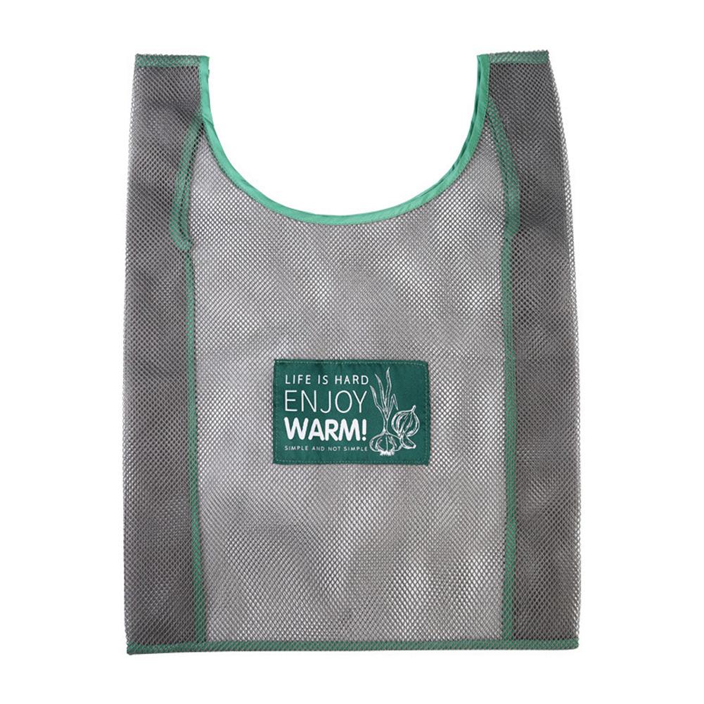 

Reusable Vegetable Bags Home Kitchen Fruit Storage Mesh Bags Hanging Shopping Bag green#0 зелёный