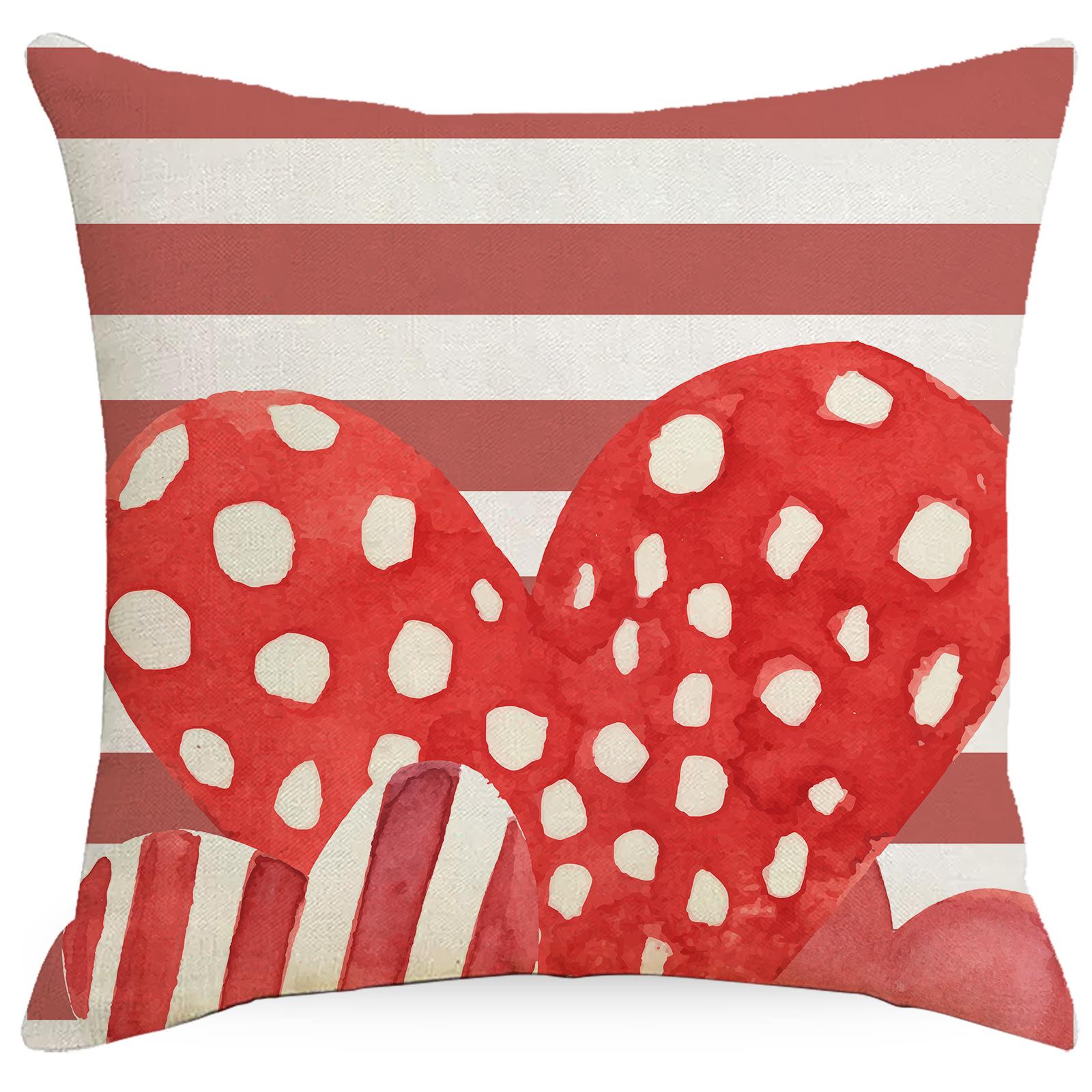 

Новая наволочка с принтом ко Дню святого Валентина, Любовь, Пара, Грузовик, Дом, Диван, Подушка, Наволочка 45 * 45Cm without pillow core