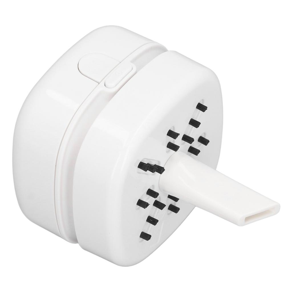 Desktop Vacuum Easy  USB Charging Nylon Brush Practical Nozzle  Desk Vacuum for Family 