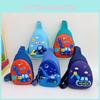 Kids Cartoon Shoulder Bag With Polyester Lining For Daily Use Boys Girls