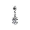 Disney Cenerentola Momenti Magici Charm Donna Charm Argento Blu 799201C01