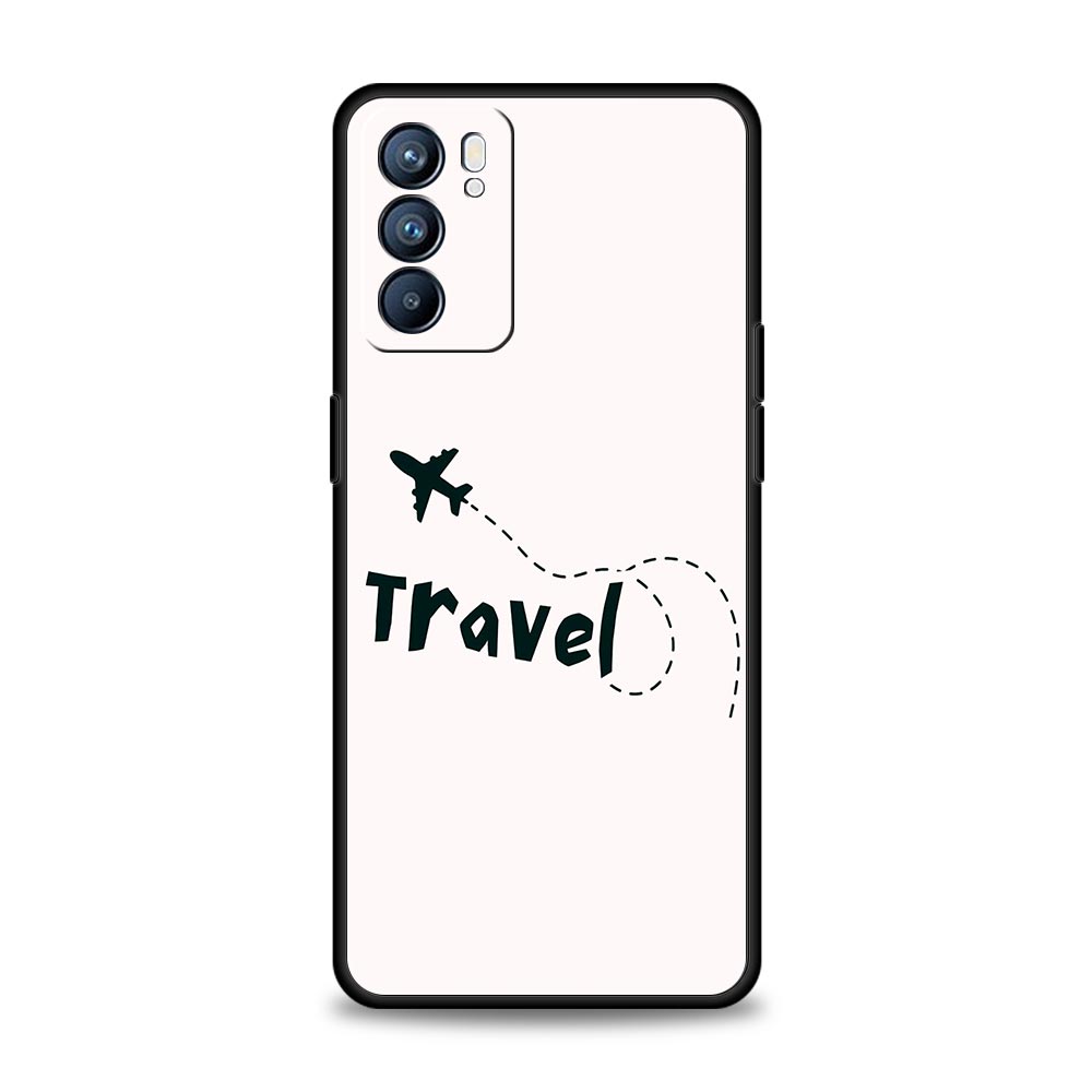 Airplane Pattern Phone Case For Oppo Reno14 Reno13 Reno12 11 F 10 Find X5 X9 Pro A54 5G A53 A52 A9 A74 A78 4G A79 A80 A98 Cover