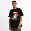 Kung Fu Panda Holding Bamboo Graphic Casual T-Shirt Pure Cotton T-shirt
