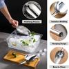 Metal Ice Scoop Stainless Steel Food Candy Scoop for Cookie Flour Pet Dog Food Dishwasher Safe Kitchen Tools Bar Party Supplies