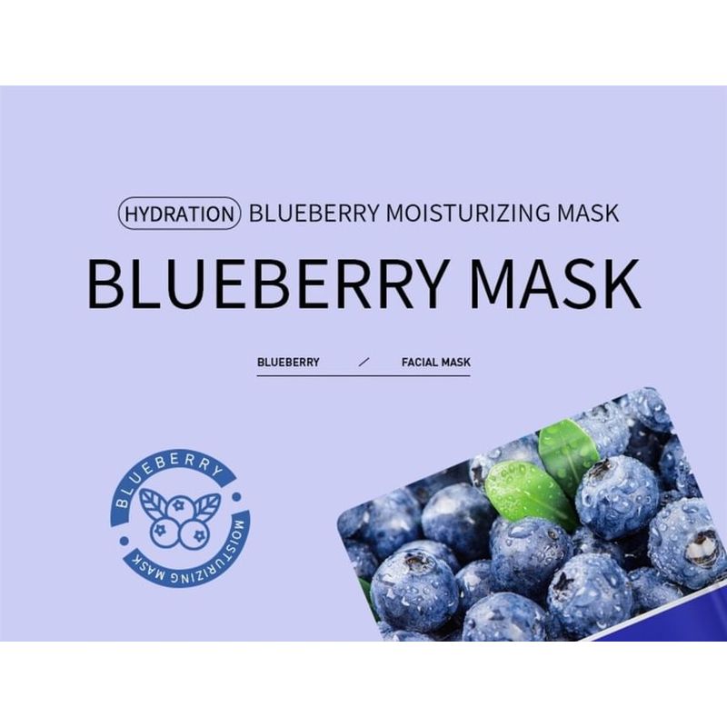BIOAQUA - Blueberry Moisturizing Facial Mask