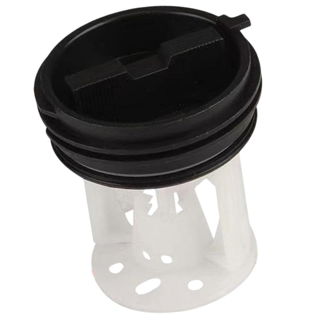 Plastic Washing Machine Drain Pump Cover Assembly Reliable Water Stopper Overflow Protection for Laundry Use