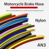 1M~10M Motorcycle Braided Stainless Steel Nylon Brake Pipe Line Hose Brake Line Gas Oil Fuel Tube Pipe Racing Brake Hose