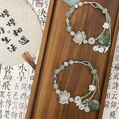 Nouveau bracelet papillon en bambou style chinois Guochao pour femme bracelet style ethnique rétro niche bijoux froids haut de gamme
