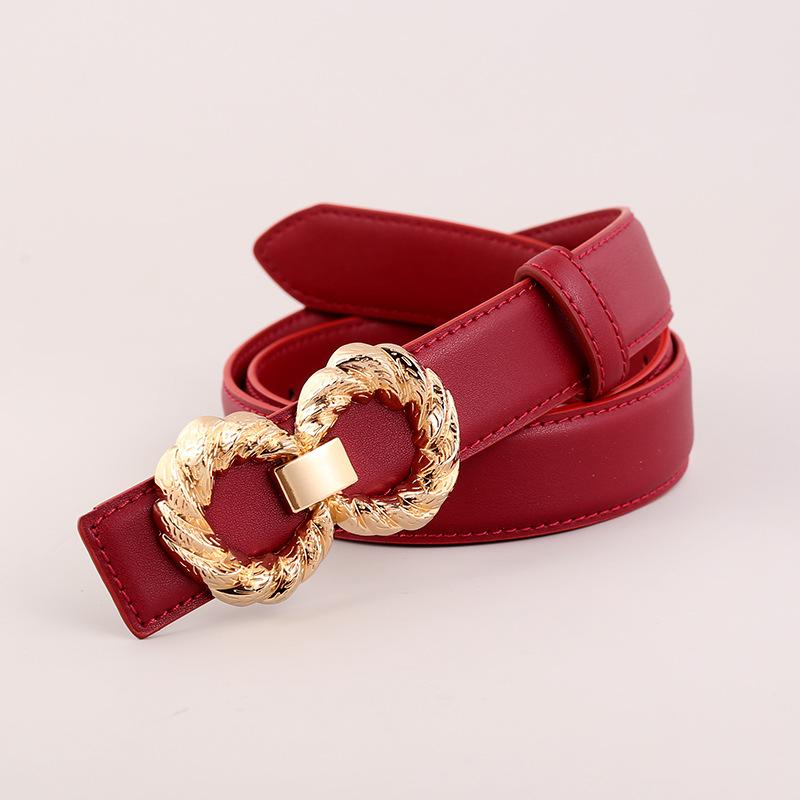 Women's belt new arrival belt women's first layer cowhide fashioneasiest for match decoration with suit jeans belt