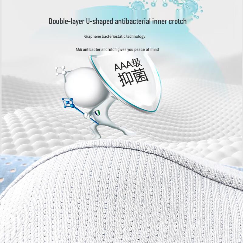 Langsha Men's Plus Size Ice Silk Mesh Boxer Briefs