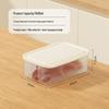Vegetable & Meat Freezer Storage Box with Fruit Compartment