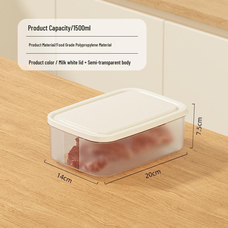 Vegetable & Meat Freezer Storage Box with Fruit Compartment
